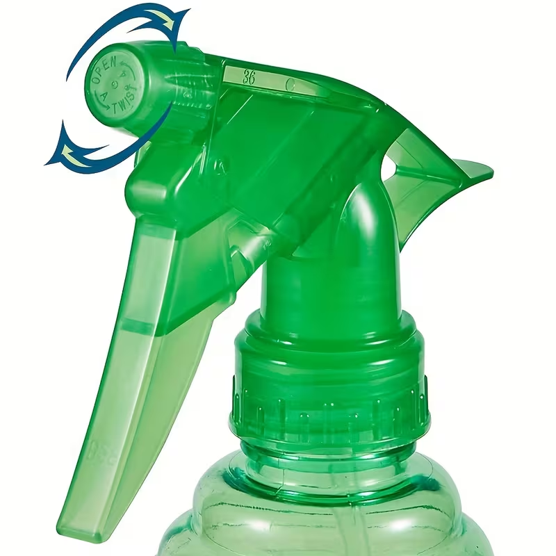 3-pack leak-proof spray bottles with adjustable mist/water jet nozzles