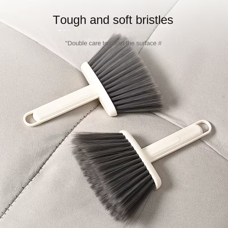 Household dust cleaning brush, soft bristles crevice brush, made of polypropylene.