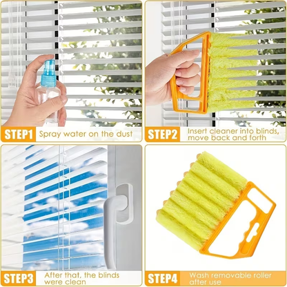 1 Washable Window Cleaning Brush - Made of Microfiber Material