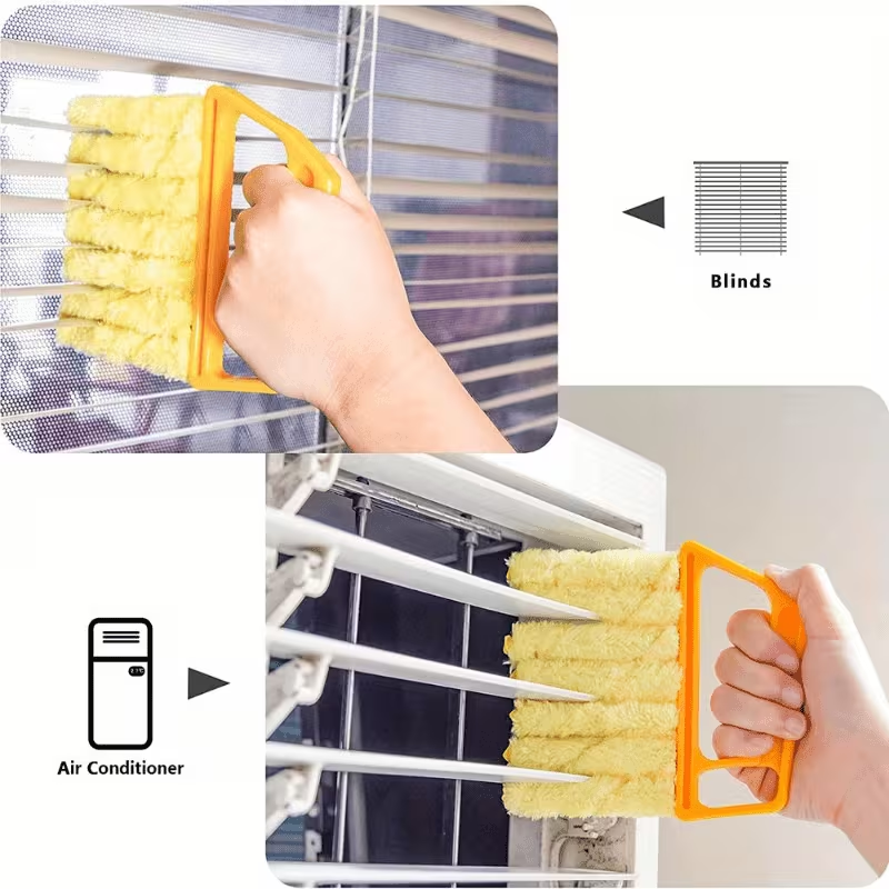1 Washable Window Cleaning Brush - Made of Microfiber Material