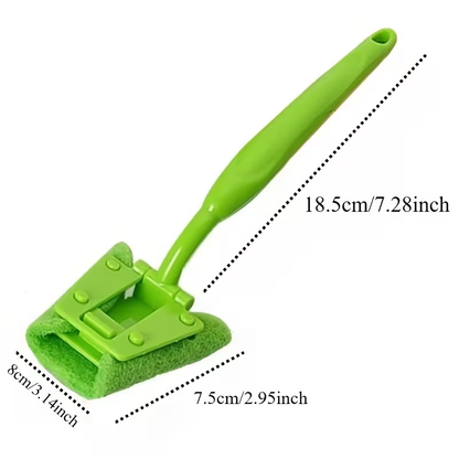 Dishwashing brush that won't scratch sponges, with an ergonomic handle.