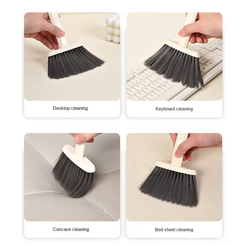 Household dust cleaning brush, soft bristles crevice brush, made of polypropylene.