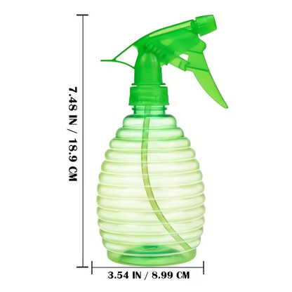 3-pack leak-proof spray bottles with adjustable mist/water jet nozzles