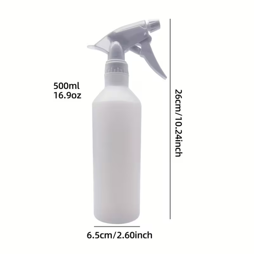 Spray bottle/watering can, made of HDPE, with a capacity of 16.91 oz/16.90 fl oz.