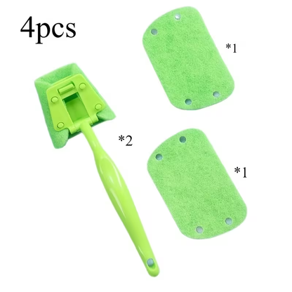 Dishwashing brush that won't scratch sponges, with an ergonomic handle.