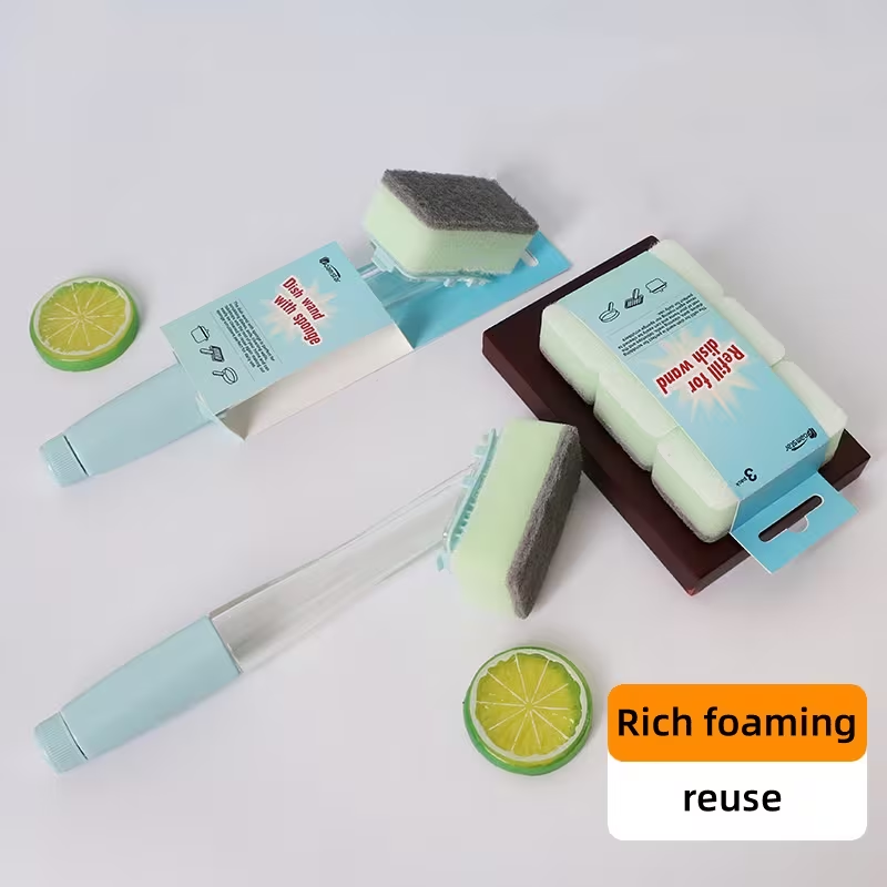 One handle comes with four replaceable foam heads, which are interchangeable.