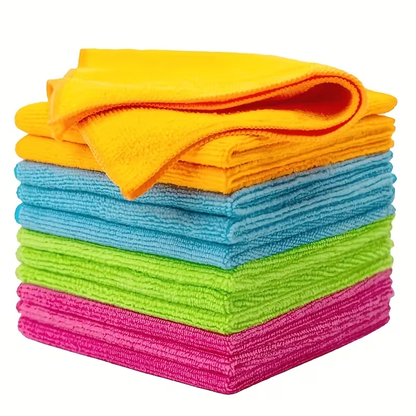 15-piece multi-purpose cleaning towel set, reusable quick-drying towels