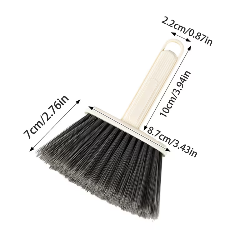 Household dust cleaning brush, soft bristles crevice brush, made of polypropylene.